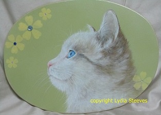 Springtime Kitty Acrylic e-Packet